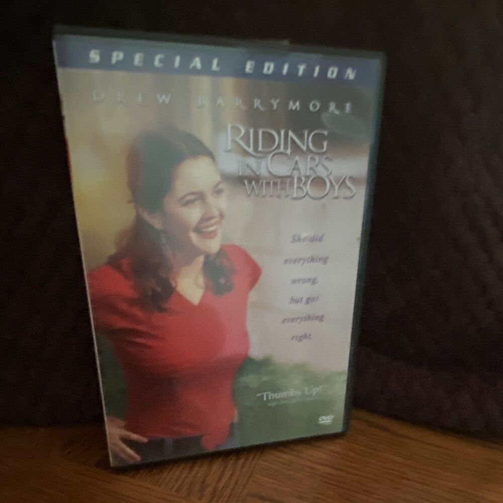 RIDING IN CARS WITH BOYS DVD SPECIAL EDITION DREW BARRYMORE DRAMA PG-13